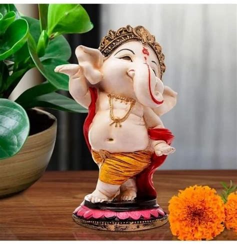 Polyresin Dancing Ganesha Statue Home At Rs Piece In Jaipur Id