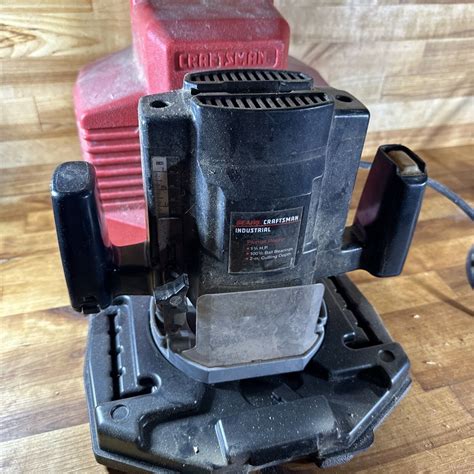 Sears Craftsman Industrial Plunge Router 135 275070 In Case Made In Usa Ebay