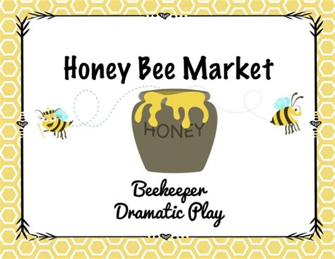 Honey Bee Market Dramatic Play Play Time Preschool Bugs Preschool