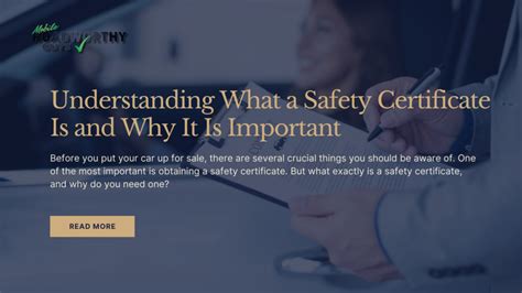 Understanding What a Safety Certificate Is and Why It Is Important