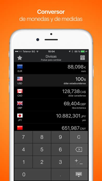 Calculadora Gratis Conversor De Monedas Y Medidas En El App Store