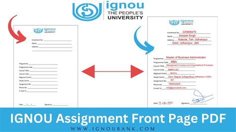 Ignou Assignment Front Page Pdf For December Exam