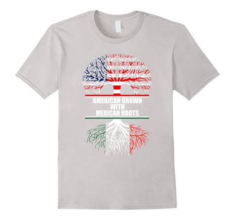 American Grown With Mexican Roots Mexico Pride T Shirt Tee 1