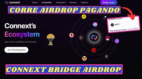 Connext Bridge Airdrop Pagando Corre Youtube