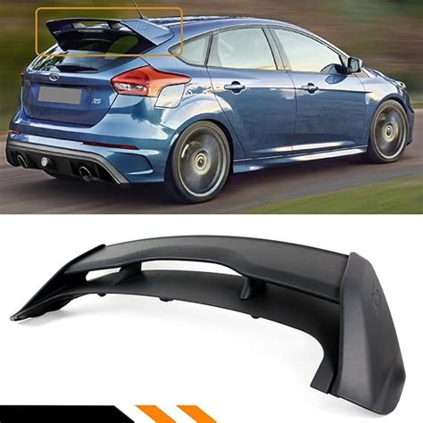 Cuztom Tuning Fits For 2012 2018 Ford Focus St Se Hatchback Rs Style Rear Roof Spoiler Wing