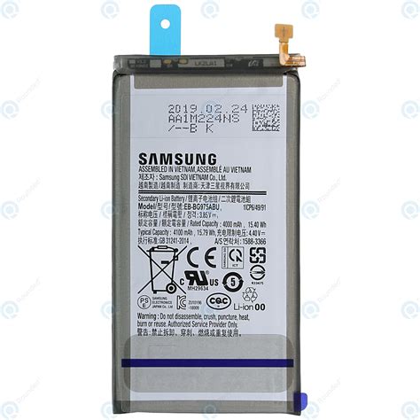 Samsung Galaxy S10 Plus Sm 975f Battery Eb Bg975abu 4100mah Gh82 18827a