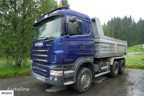 Savivartis Sunkvežimio Scania R480 6x4 Tipper Pardavimas Norvegija