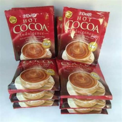 Jual Best Selller Delfi Hot Cocoa Indulgence Gram Minuman Instan Coklat Nikmat Shopee