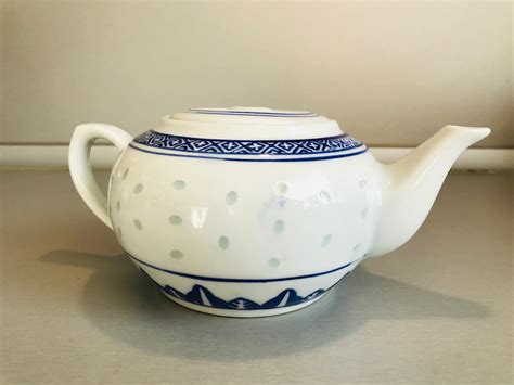 Vintage Rice Eyes Teapot Vintage Rice Grain Teapot Chinese Etsy