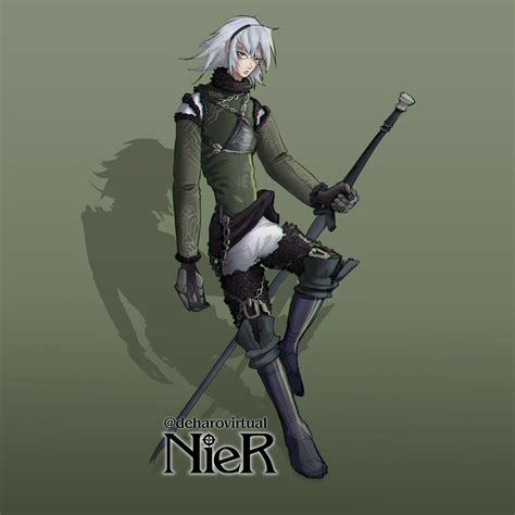 NieR. from NieR Replicant. by deharovirtual on DeviantArt