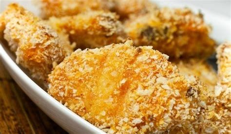 Куриные наггетсы - сочные внутри и хрустящие снаружи!