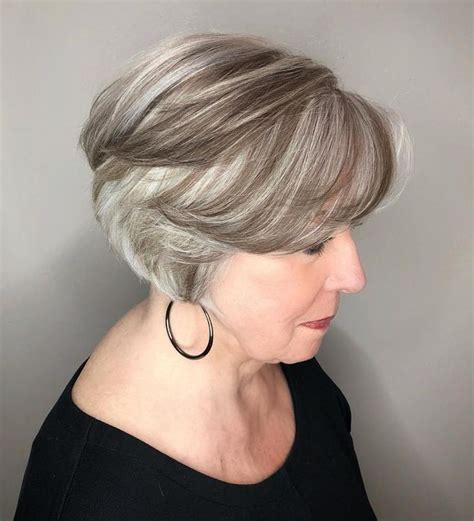 15 Beautiful Gray Hairstyles That Suit All Women Over 50 Hair Styles Hot Hair