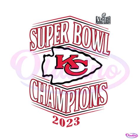 Chiefs Super Bowl Champions 2023 Lviii Svg