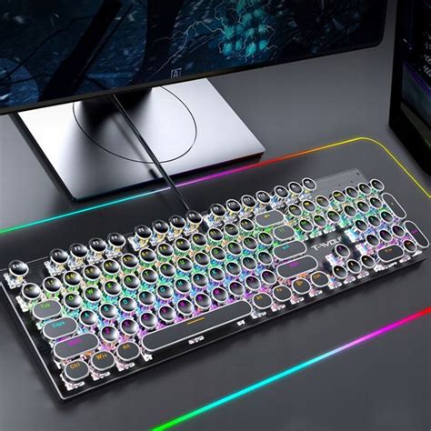 Klawiatura Gamingowa Mechaniczna Pod Wietlana Rgb Do Grania Dla Graczy