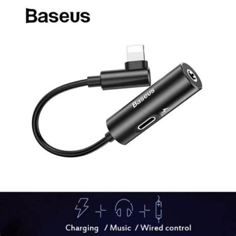 Bộ chuyển cổng Lightning sang Audio 3 5 Lightning Baseus L42 Shopee