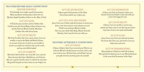 Prayers Before & After Holy Communion by Catholic Truth Society - Issuu