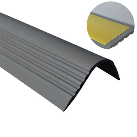 Buy High Quality Bullnose Non Slip Stair Nosing Pvc Rubber Angle Step Edge