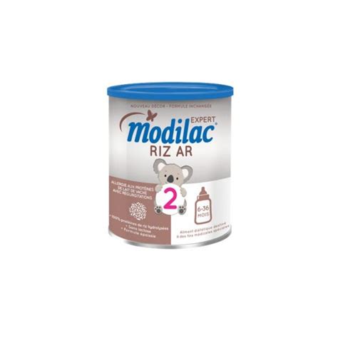 Modilac Lait Expert Riz AR 2e Ge 800g DocMorris France