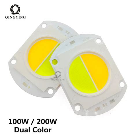 Dual Color High Power LED COB Chip Para Holofote Ao Ar Livre L Mpada