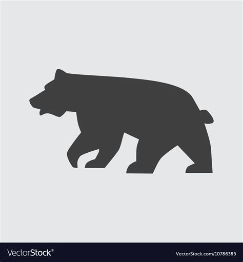 Bear icon Royalty Free Vector Image - VectorStock