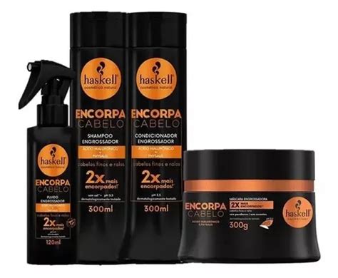 Kit Encorpa Cabelo Haskell Ticos Sh Cond M Sc Spray