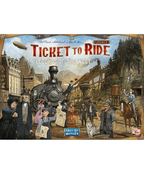 Ticket To Ride Legacy Legends Of The West English Edition