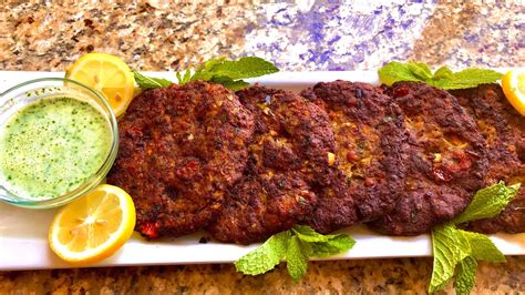 Chapli Kabob Afghani Recipe YouTube