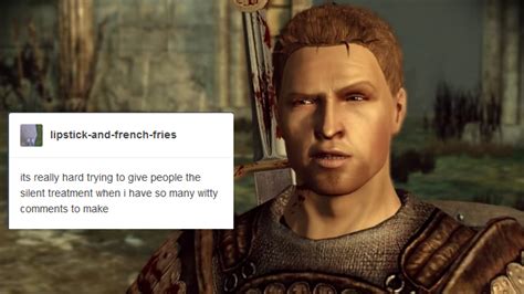 So Many Witty Comments Dragon Age Memes Dragon Age Funny Dragon Age