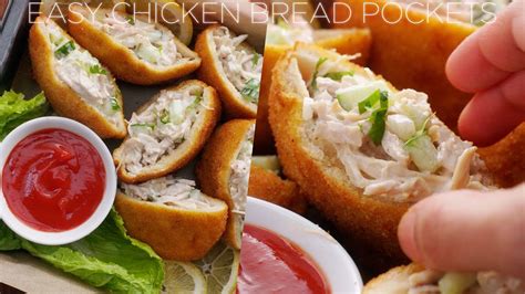 Super Easy Chicken Bread Pockets Recipe Ready In Minutes YouTube