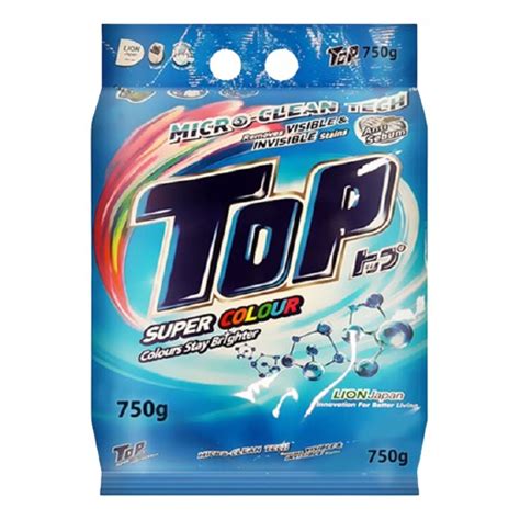 Top Detergent Powder Sabun Serbuk Pencuci Baju Gm Super White