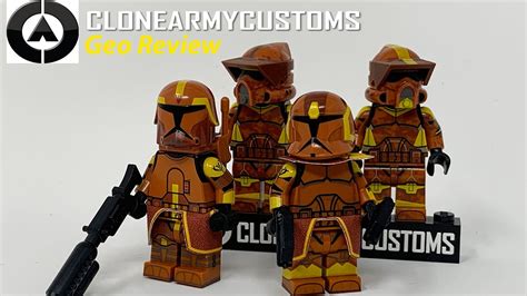 Lego Star Wars Clonearmycustoms Geonosis Clone Trooper Squad Review