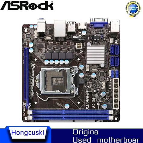 Used Mini Itx Itx Htpc For Asrock H Mv Itx Desktop Board H Slot