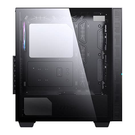 Msi Mpg Sekira R Black Mid Tower Tempered Glass Rgb Pc Gaming Case