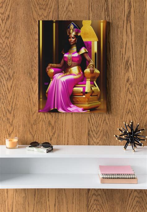 Queen Cleopatra Painting Canvas Wall Art 12 Ancient Egypt - Etsy