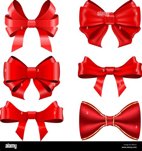 Red Ribbon Bows Hi Res Stock Photography And Images Alamy