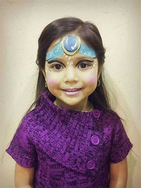 Jasmine Face Paint Disney Face Painting Girl Face Painting Princess