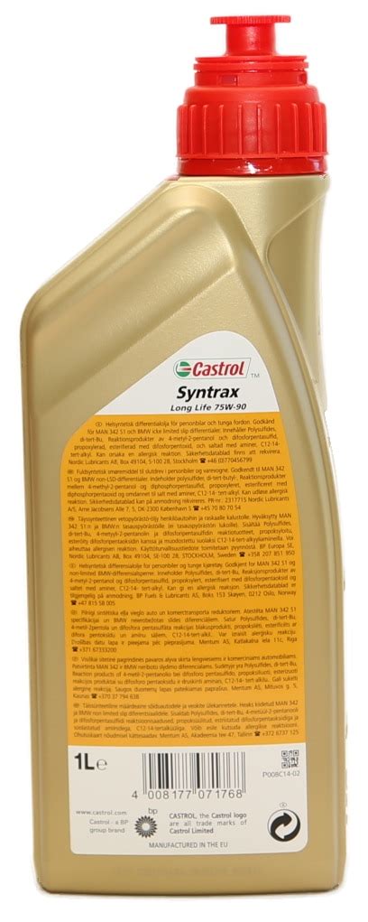 Castrol Syntrax Longlife W L Oljefyndet Se