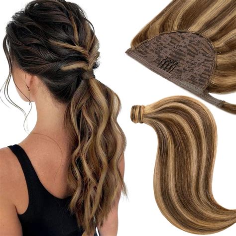 Amazon Loxxy Human Hair Ponytail Extension Clip In Ponytail Hair