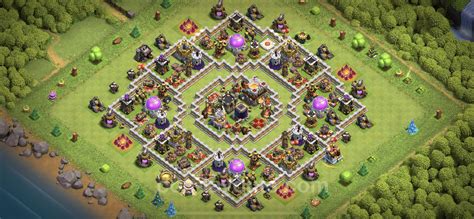 Farming Base TH11 with Link, Anti 2 Stars, Hybrid - Clash of Clans 2022 ...