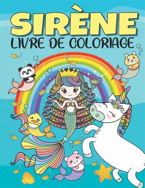 Buy Livre de coloriage licorne sirène et princesse Licornes sirènes