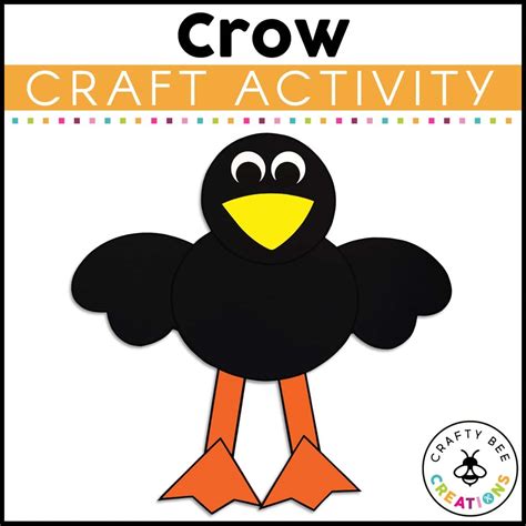 Crow Craft Activity Crafty Bee Creations