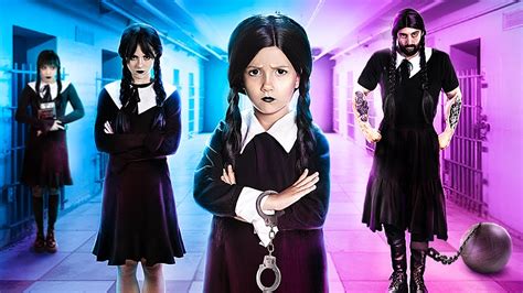 Wednesday Addams Vs Vampire In Jail Vampires In Real Life YouTube