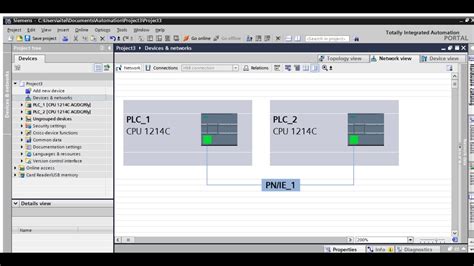 Liaison Profinet Entre Deux Automates Programmables Industriels S