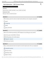 Quiz Submissions 02 Lesson 2 Ex Math And Science Parent