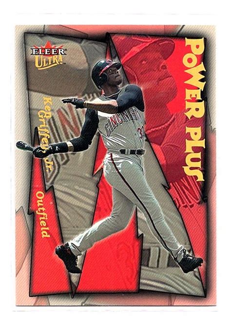 未使用MLB 2001 Fleer ULTRA POWER PLUS 8of10PP Ken Griffey Jr ケングリフィー