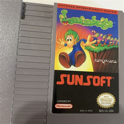 Nes Nintendo Lemmings By Sunsoft Ebay