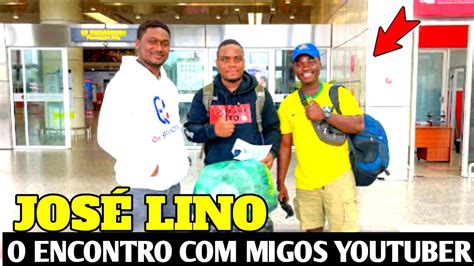 O Encontro De Jos Lino E Migos Na Sua Chegada Do Brasil Joselinomoz