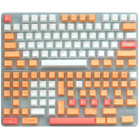 141 Keys GMK Peaches N Cream Keycaps Cherry Profile PBT Dye Sublimation