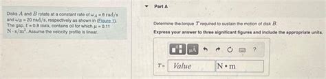 Disks A And B Rotate At A Constant Rate Of A Rad S Chegg