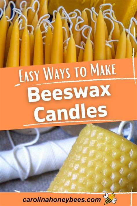 How To Make Beeswax Candles Beeswax Candles Diy Candles Scented